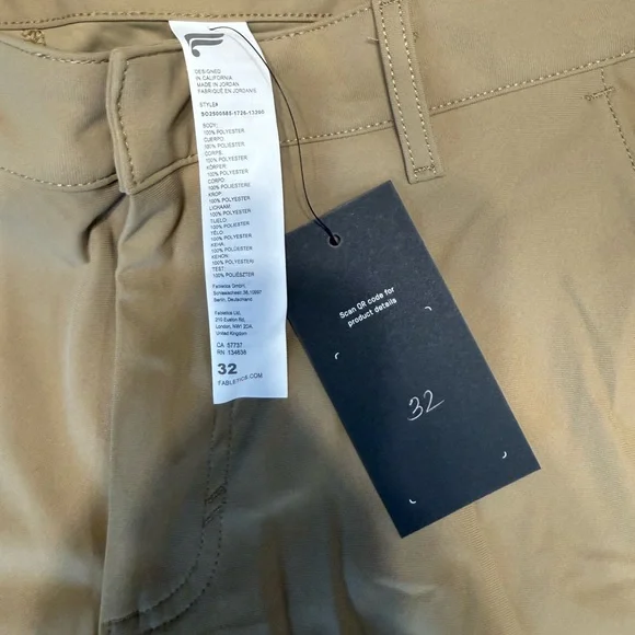 Men's Tan Shorts Flat Front